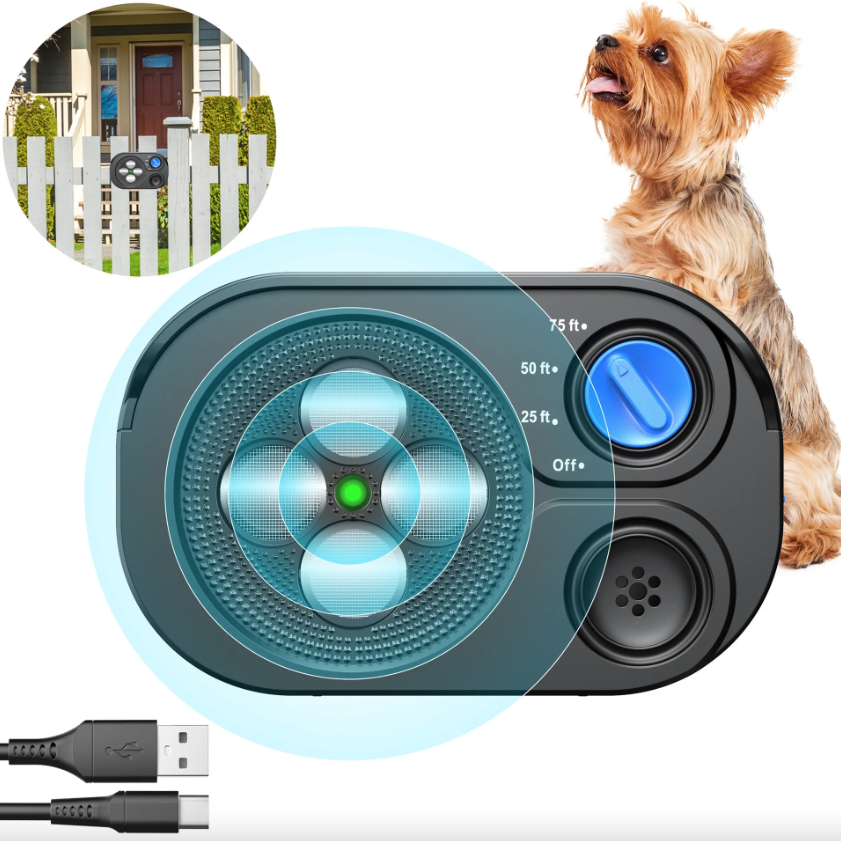 Appareil d'arrêt des aboiements à ultrasons, Dispositif de répulsion pour chien, Dispositif d'entraînement à la prévention du bruit, Dispositif d'arrêt automatique des aboiements de chien, Appareil anti-aboiement à ultrasons