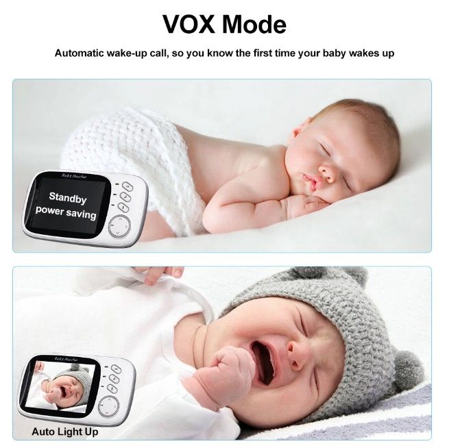 Moniteur vidéo bébé VB603 avec audio bidirectionnel et vision nocturne, outil parental fiable pour la sécurité du nourrisson