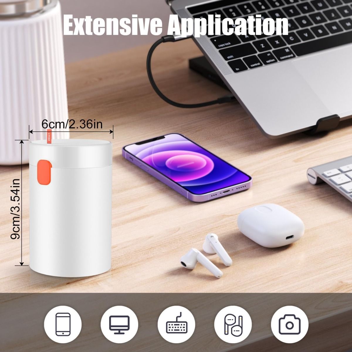 Kit de nettoyage multifonctionnel 20 en 1 pour appareils électroniques, brosse de nettoyage pour clavier, kit de nettoyage pour écouteurs AirPods, outil multi-usage pour nettoyer ordinateur portable, écouteurs, appareil photo, téléphones portables