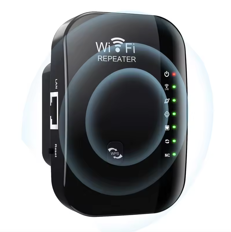 Répéteur WiFi Amplificateur de signal sans fil Prolongateur de réseau étendu Améliorateur de réseau Routeur domestique Traversant le mur Chambre Réception mobile