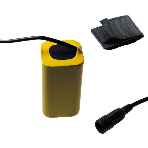 Interface à vis fixe 8.4V 4x18650 8800mAh Feu avant de vélo LED Batterie de vélo étanche UltraFire