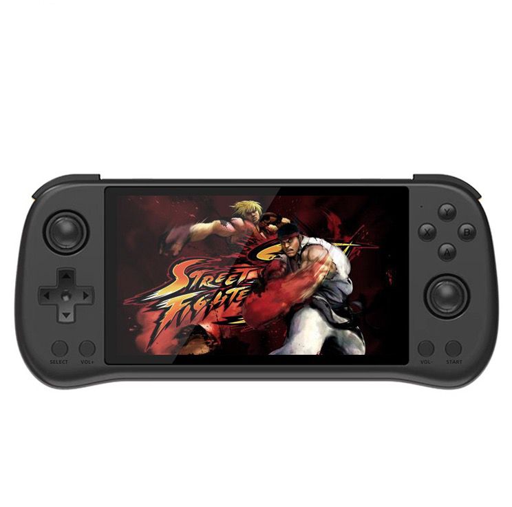 Console de jeu portable POWKIDDY X55 écran IPS 5.5 pouces jeux rétro Linux open source résolution 1280x720