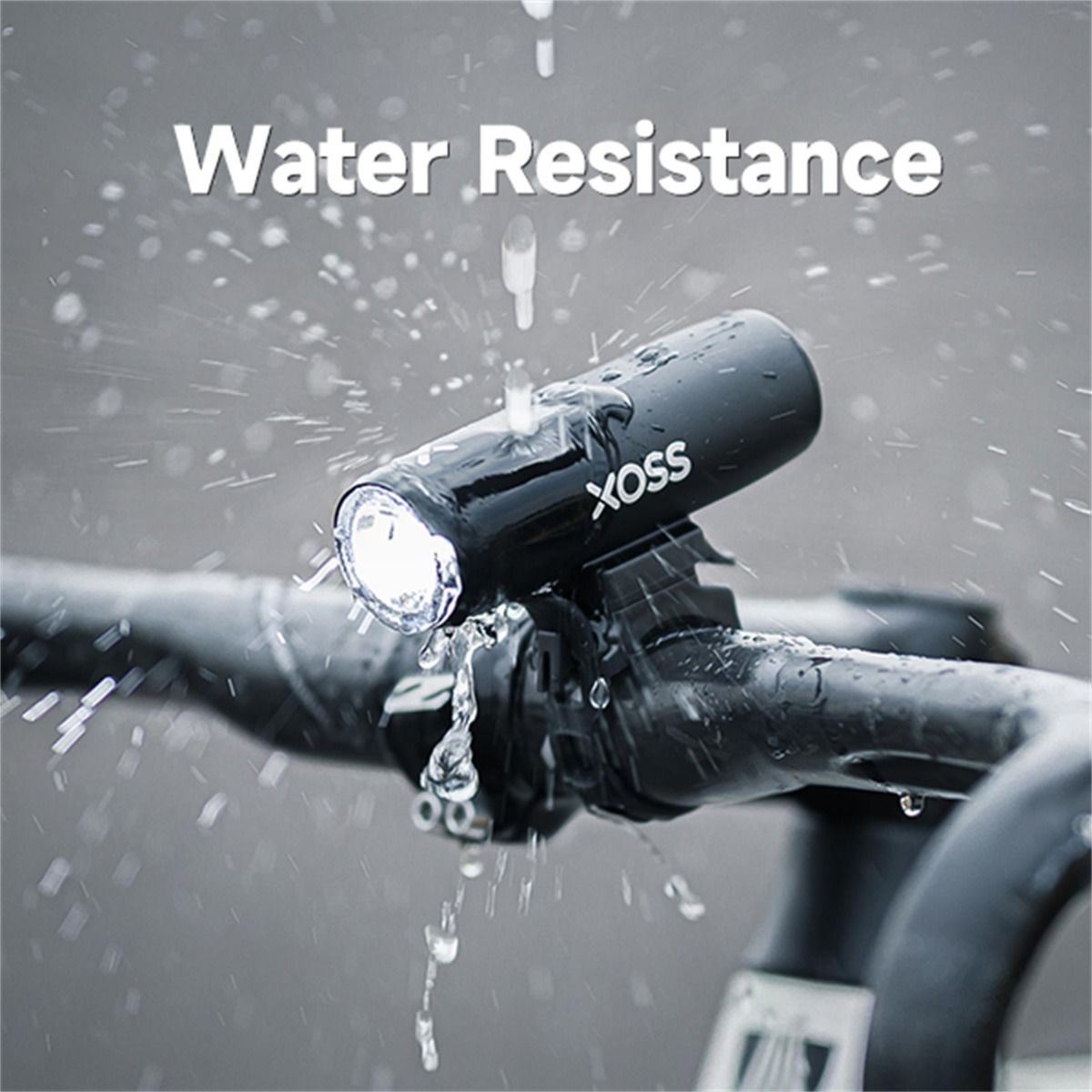 Lampe avant de vélo XOSS 800Lm étanche rechargeable USB, lampe frontale VTT, accessoires de cyclisme extérieur.