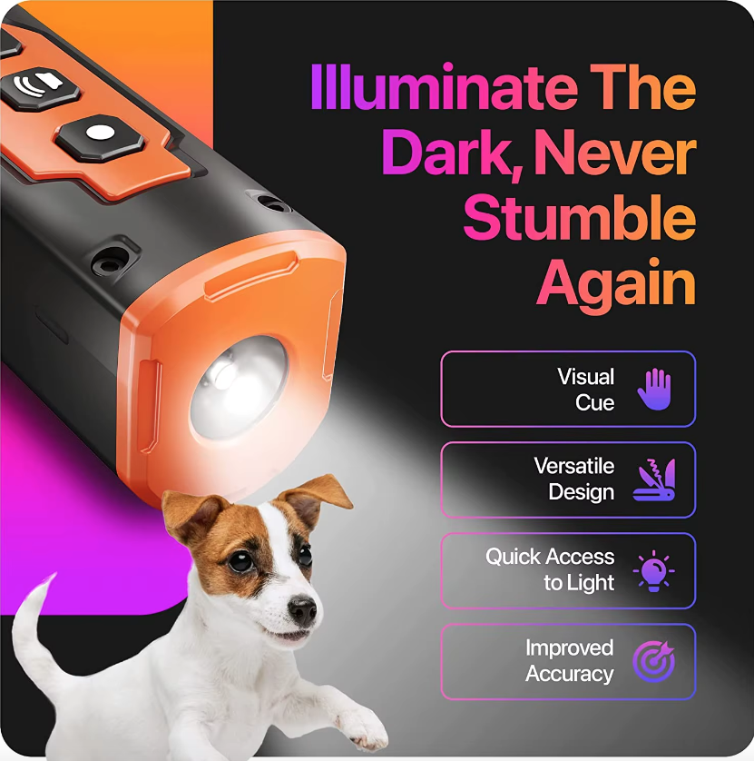 Répulsif pour chien appareil de dressage à ultrasons dispositif anti-aboiements rechargeable formation canine