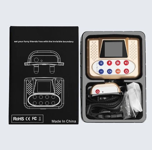 Clôture Électronique Sans Fil Animaux avec Dispositif Intelligent Entraînement Chiens et Collier Ergonomique